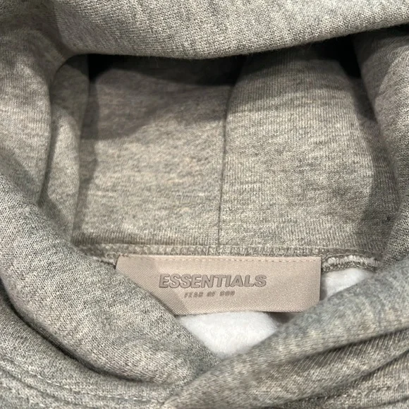 BRAND NEW Fear of God Essentials Dark Oatmeal Hoodie Sweatshirt XS XSmall - Picture 9 of 15